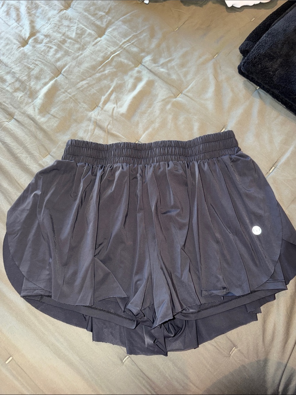 Women’s Black Athletic Shorts with Inner Liner